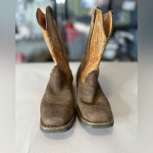 Children’s suede & leather Cowboy boots